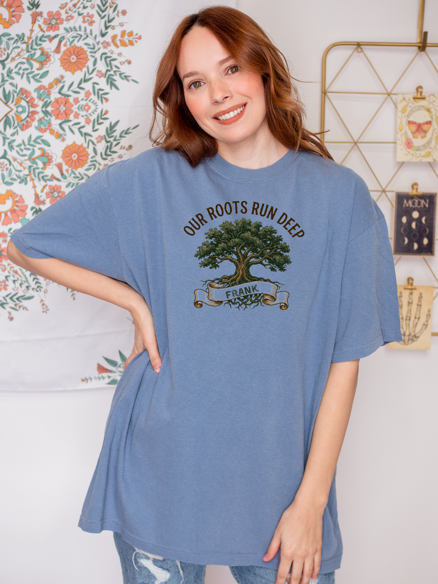 Our Roots Run Deep Shirt | Custom Family Reunion Name Tee | Vintage Oak Tree