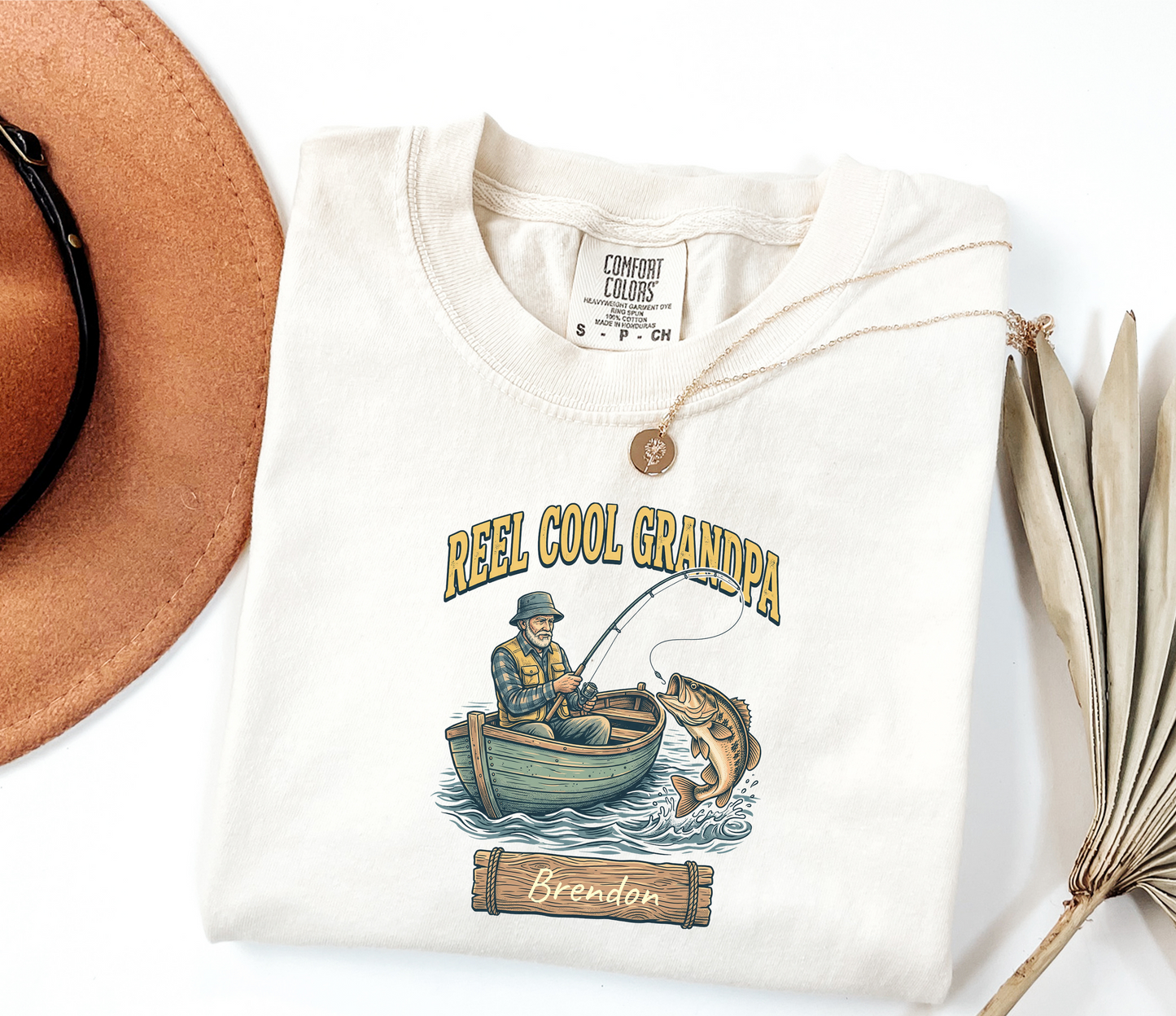 Custom Reel Cool Grandpa Fishing Shirt | Rootspaws