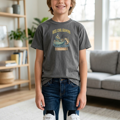 Custom Reel Cool Grandpa Fishing Shirt