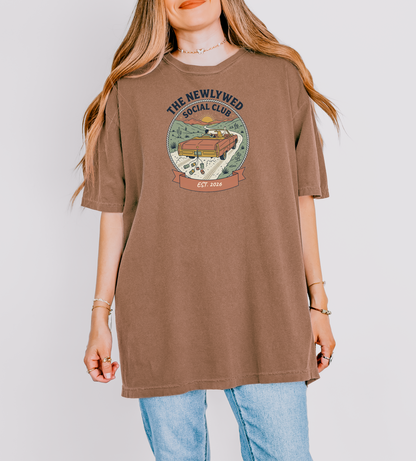 Custom Newlywed Social Club Shirt | Rootspaws