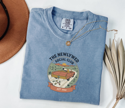 Custom Newlywed Social Club Shirt | Rootspaws