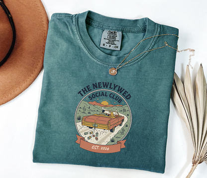 Custom Newlywed Social Club Shirt | Rootspaws