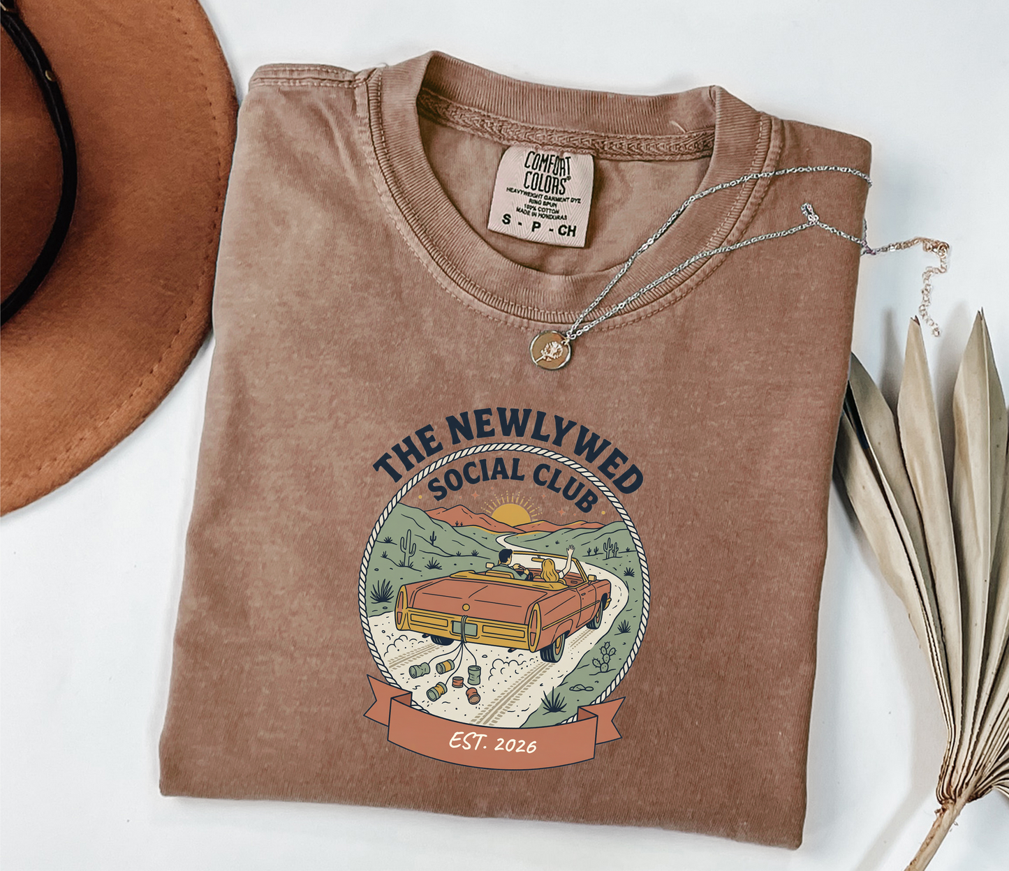 Custom Newlywed Social Club Shirt | Rootspaws