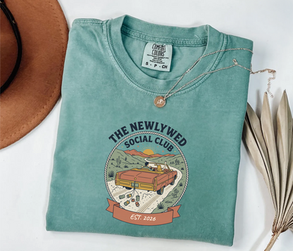 Custom Newlywed Social Club Shirt | Rootspaws