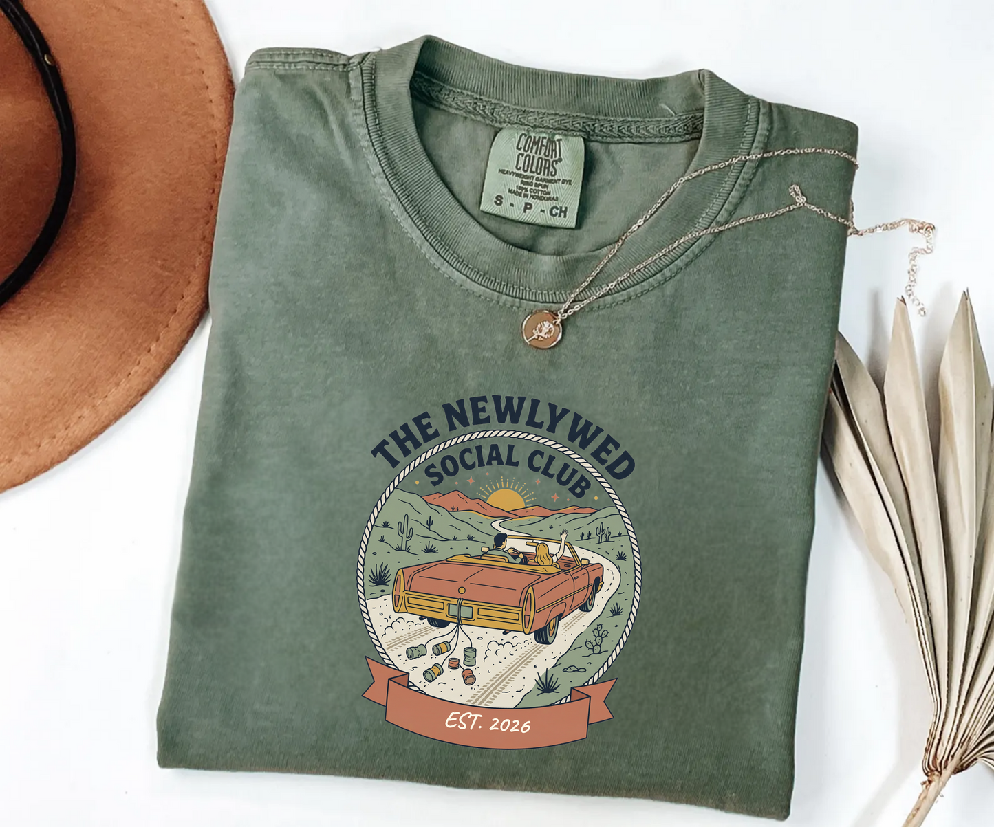 Custom Newlywed Social Club Shirt | Rootspaws