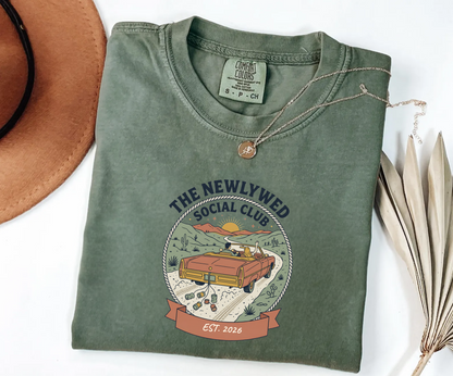 Custom Newlywed Social Club Shirt | Rootspaws