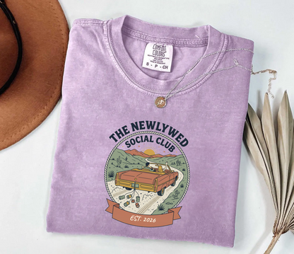 Custom Newlywed Social Club Shirt | Rootspaws
