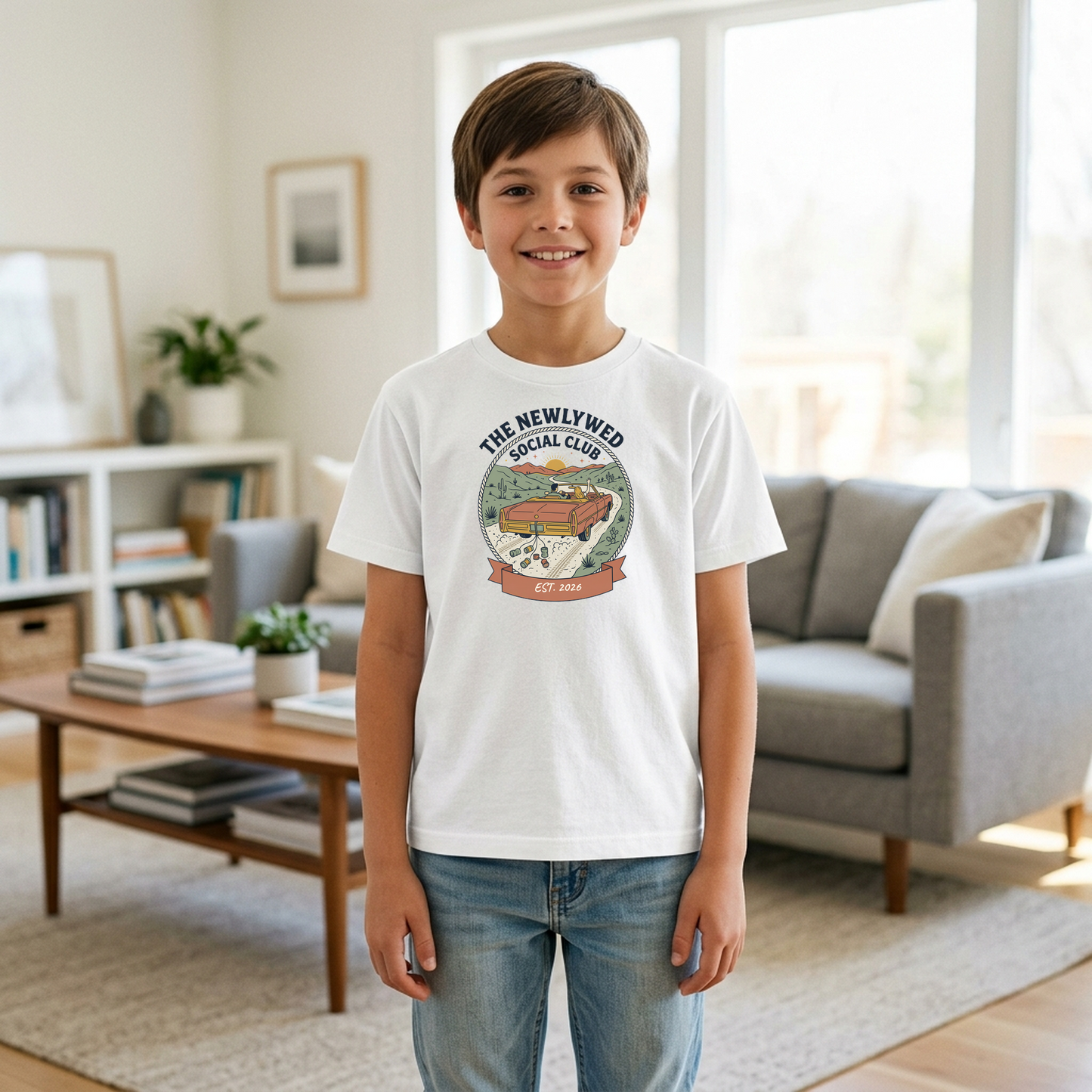 Custom Newlywed Social Club Shirt | Rootspaws