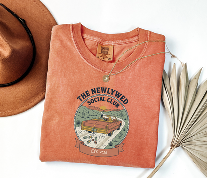Custom Newlywed Social Club Shirt | Rootspaws