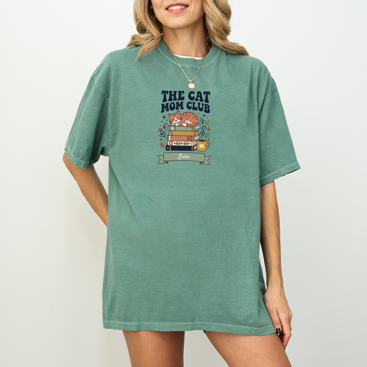 Custom Cat Mom Club Shirt | Cozy Vintage Tee | Rootspaws