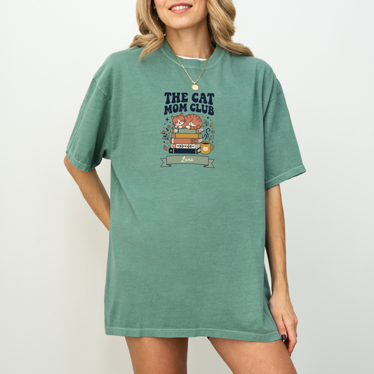 Custom Cat Mom Club Shirt | Cozy Vintage Tee | Rootspaws