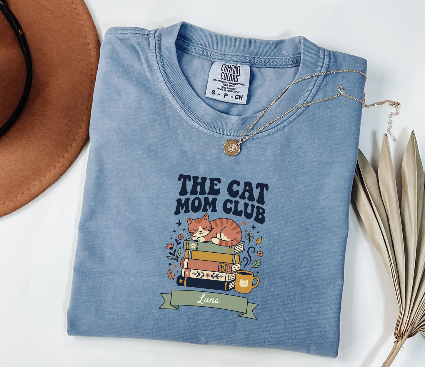Custom Cat Mom Club Shirt | Cozy Vintage Tee | Rootspaws
