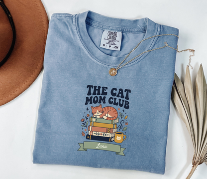 Custom Cat Mom Club Shirt | Cozy Vintage Tee | Rootspaws