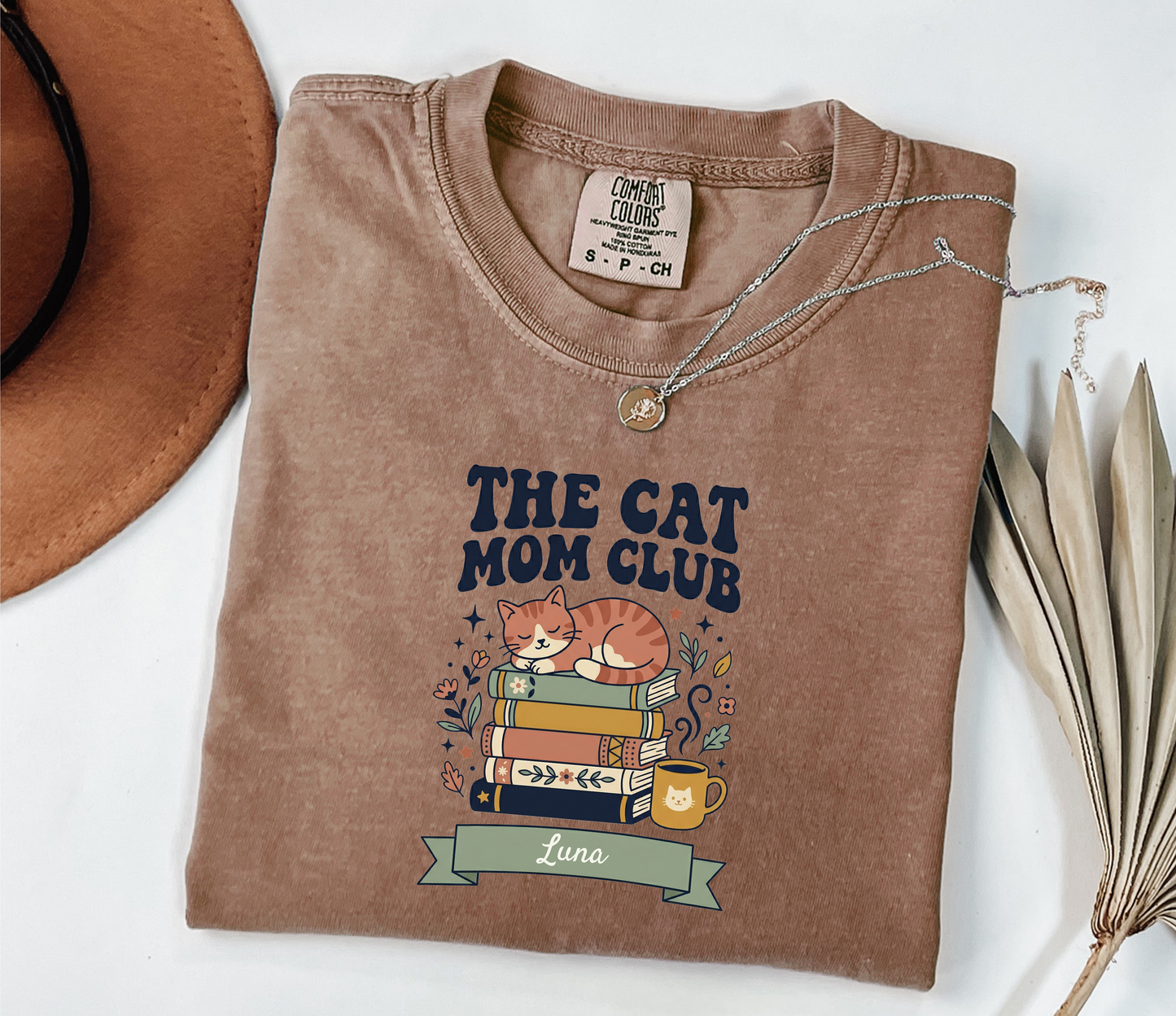 Custom Cat Mom Club Shirt | Cozy Vintage Tee | Rootspaws