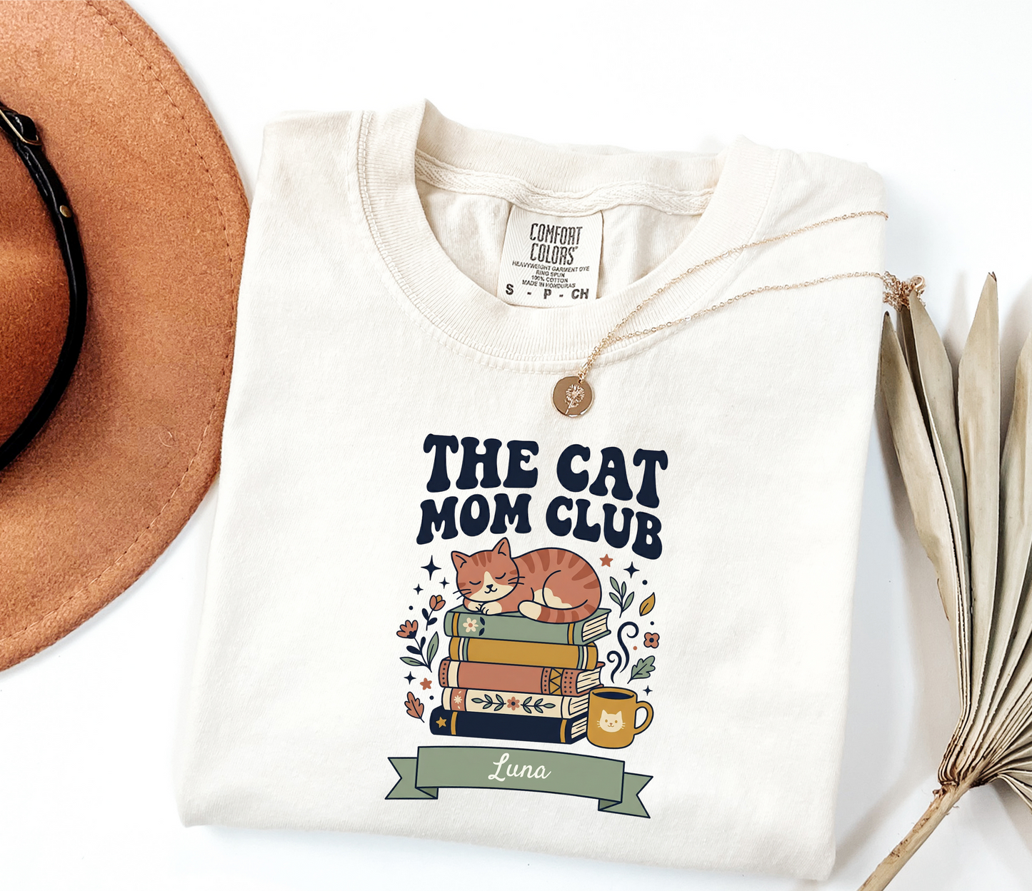 Custom Cat Mom Club Shirt | Cozy Vintage Tee | Rootspaws