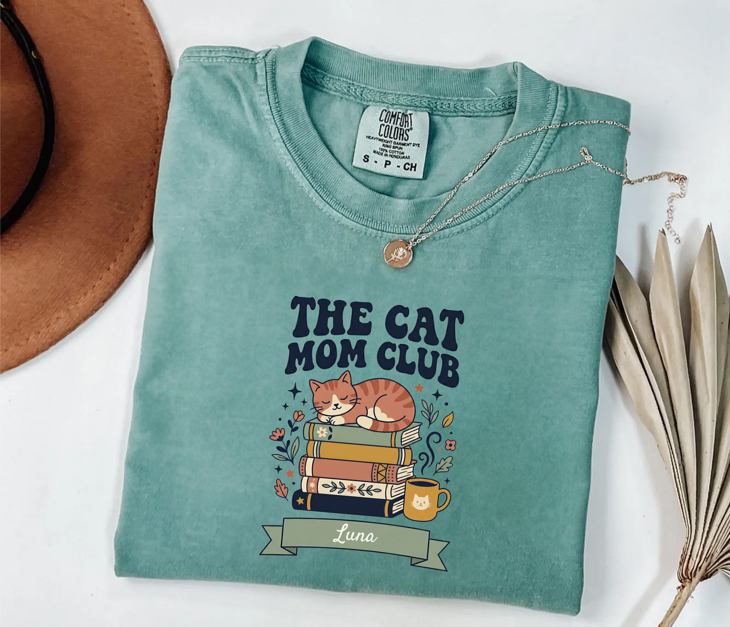 Custom Cat Mom Club Shirt | Cozy Vintage Tee | Rootspaws