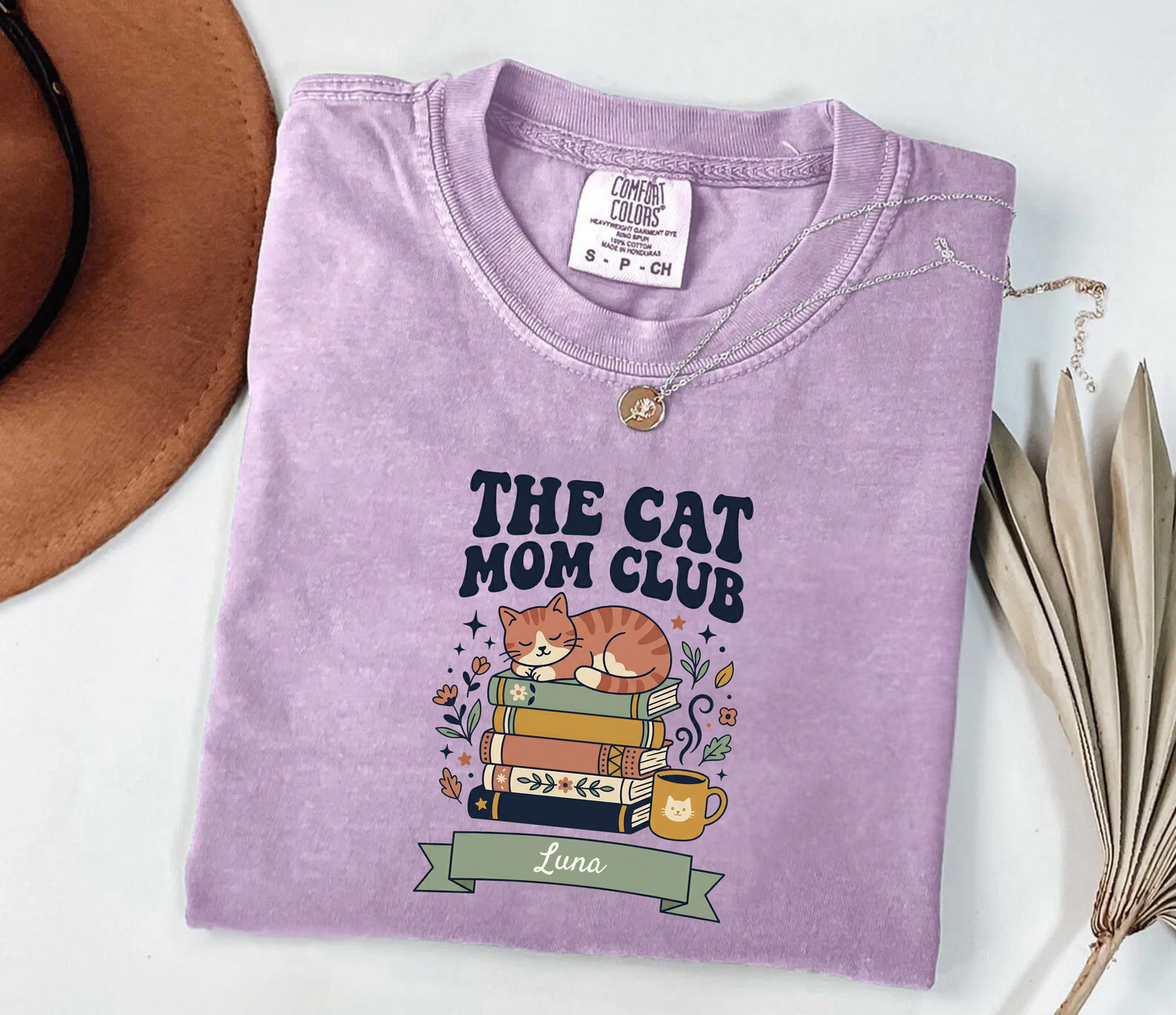 Custom Cat Mom Club Shirt | Cozy Vintage Tee | Rootspaws