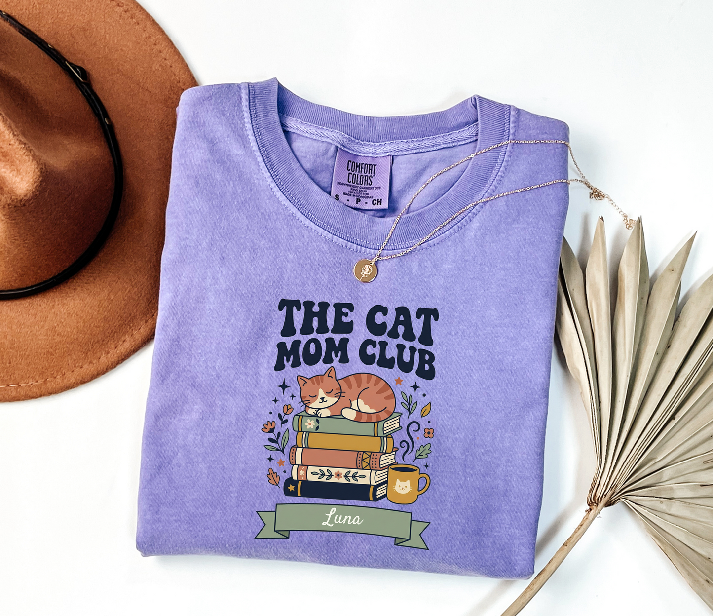 Custom Cat Mom Club Shirt | Cozy Vintage Tee | Rootspaws