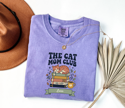 Custom Cat Mom Club Shirt | Cozy Vintage Tee | Rootspaws