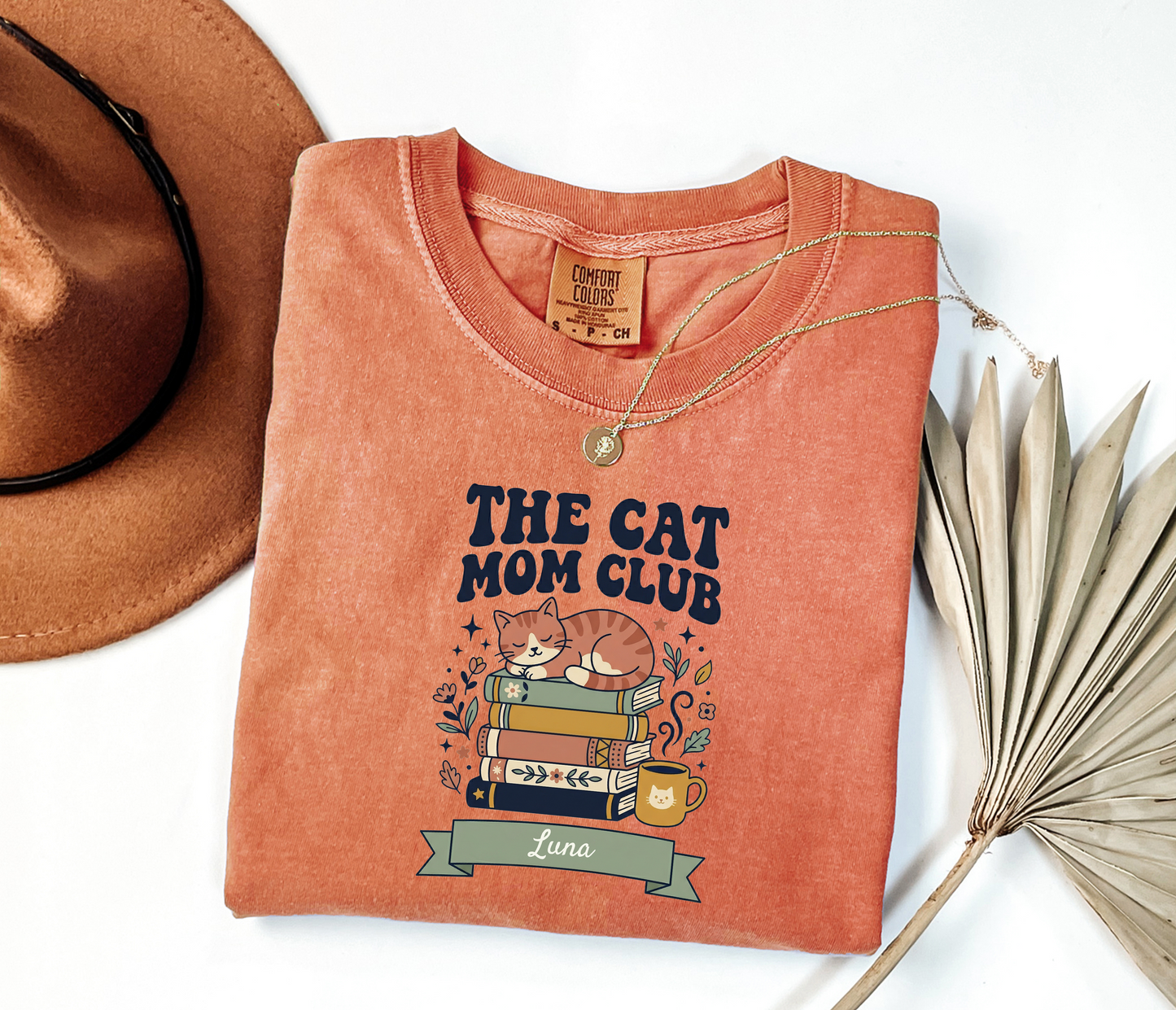 Custom Cat Mom Club Shirt | Cozy Vintage Tee | Rootspaws