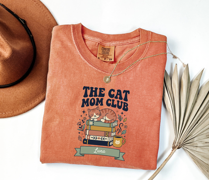 Custom Cat Mom Club Shirt | Cozy Vintage Tee | Rootspaws