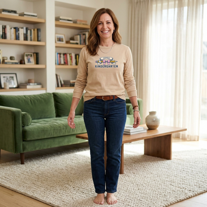 Custom Pencil Bow Teacher T-Shirt | Personalized Kindergarten Tee