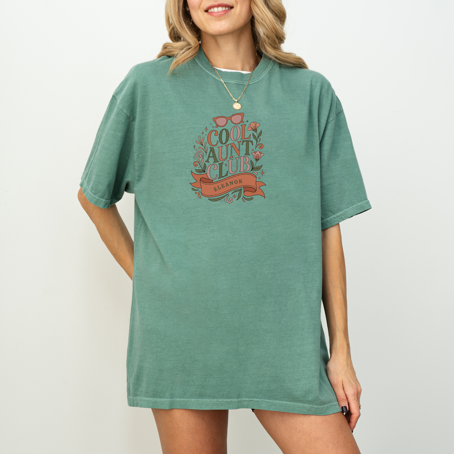 Personalized Cool Aunt Club Shirt | Rootspaws