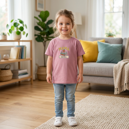 Custom Mama Book Stack Shirt | Comfort Colors | Rootspaws