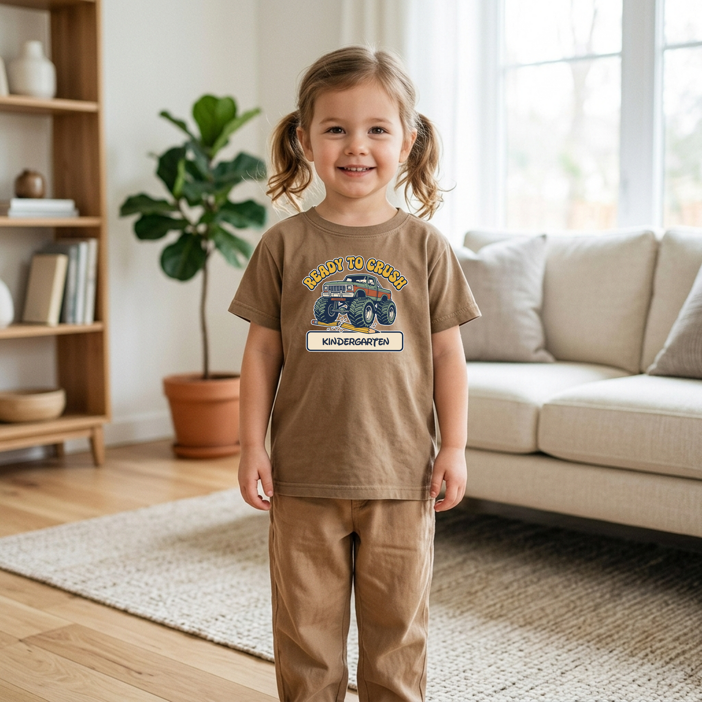 Custom Ready to Crush T-Shirt | Personalized Student Monster Truck Tee