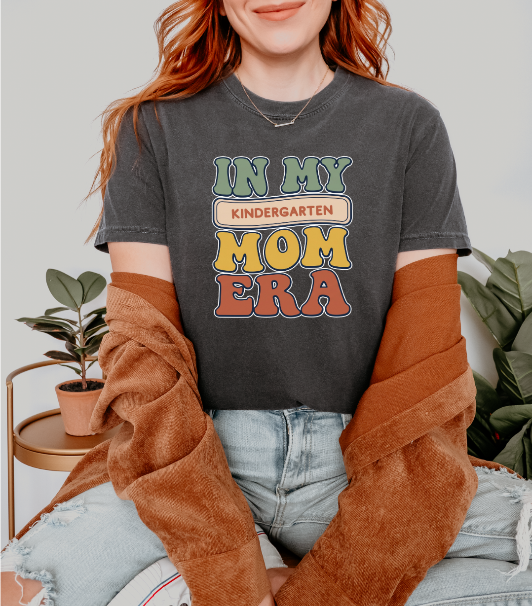Custom School In My Mom Era T-Shirt | Personalized Grade Tee