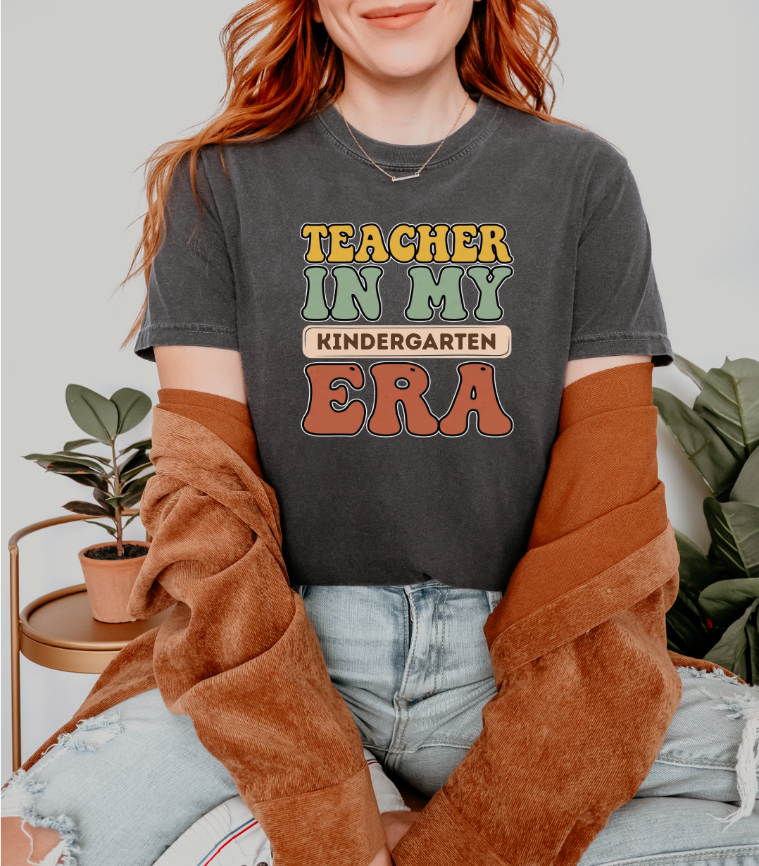 Custom Teacher In My Era T-Shirt | Personalized Grade Tee