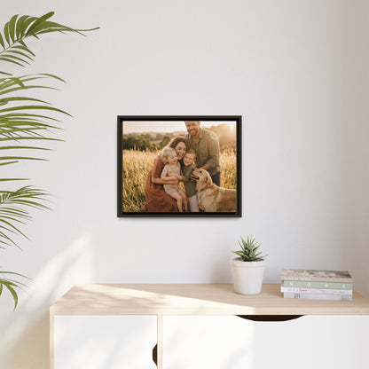 Custom Family Portrait Framed Canvas | Rootspaws
