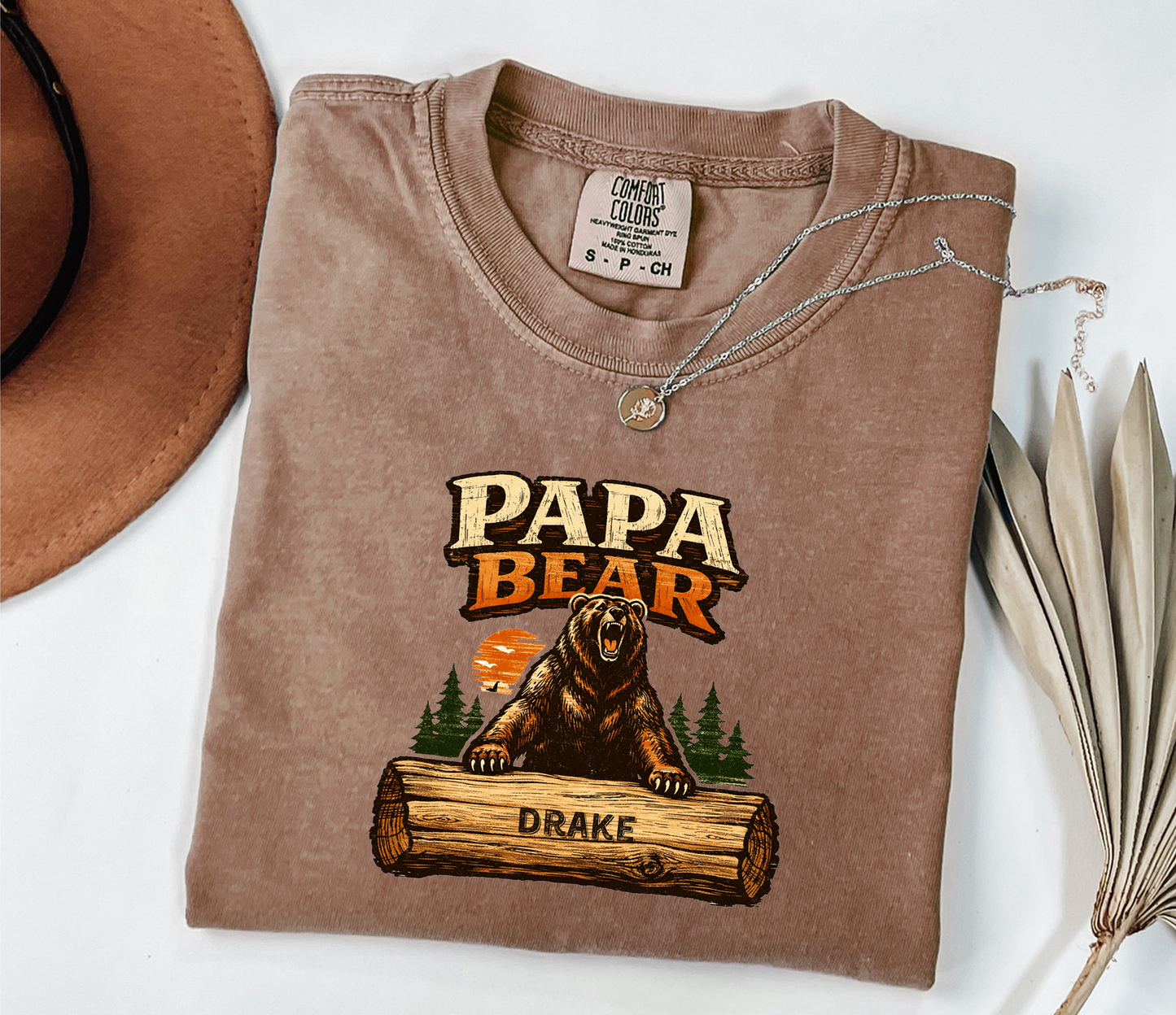 Custom Papa Bear Shirt | Rootspaws
