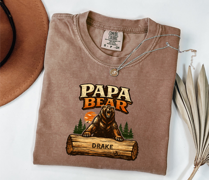 Custom Papa Bear Shirt | Rootspaws