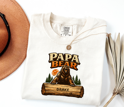 Custom Papa Bear Shirt | Rootspaws