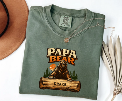 Custom Papa Bear Shirt | Rootspaws