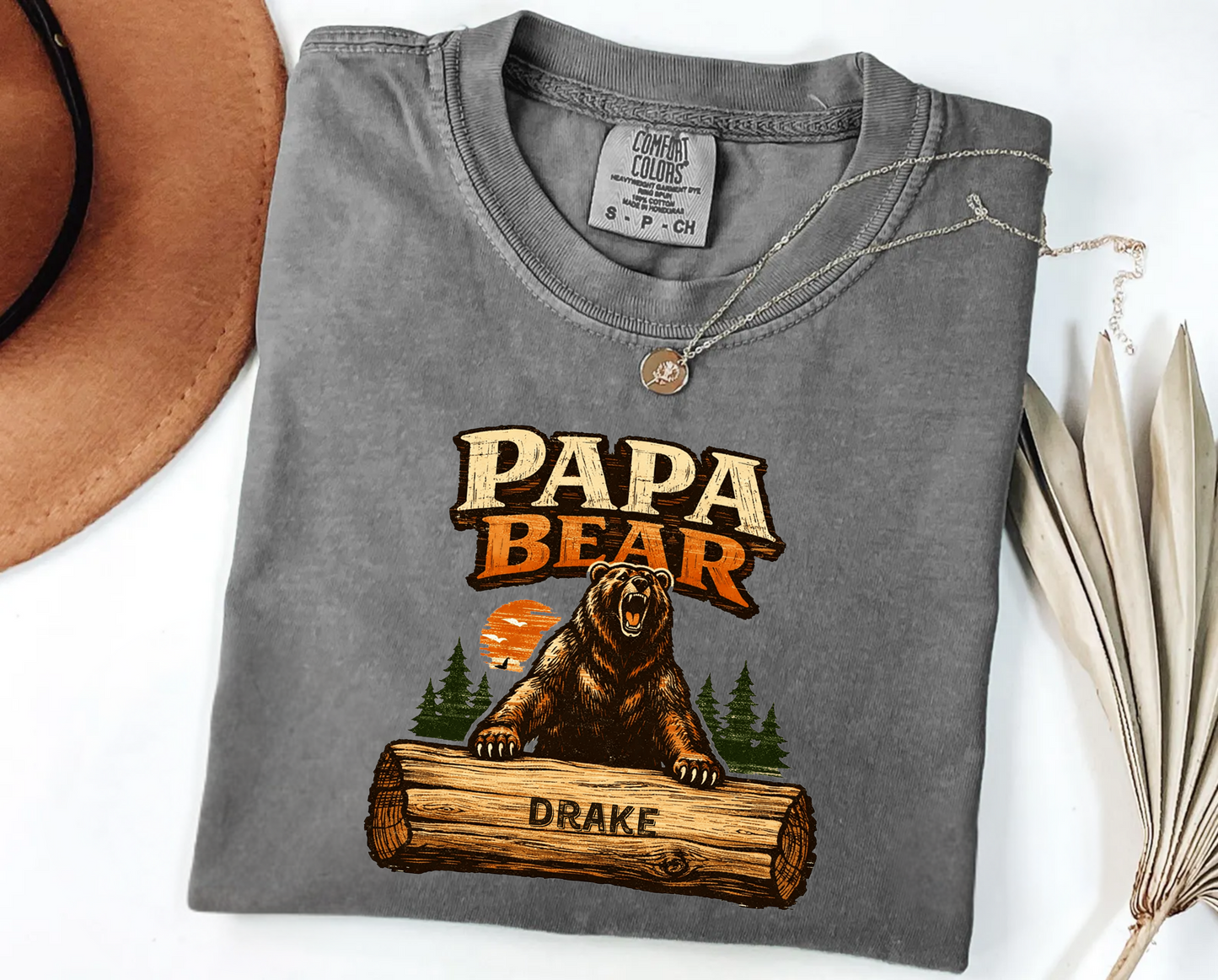 Custom Papa Bear Shirt | Rootspaws