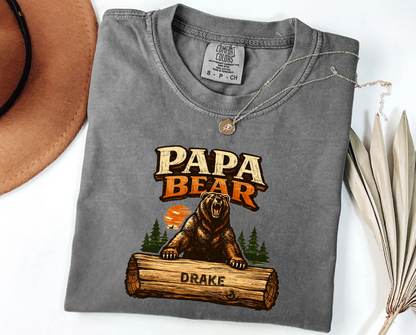 Custom Papa Bear Shirt | Rootspaws