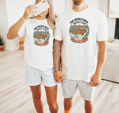 Custom Newlywed Social Club Shirt | Rootspaws