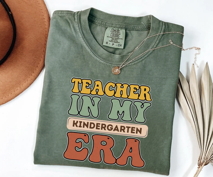 Custom Teacher In My Era T-Shirt | Personalized Grade Tee