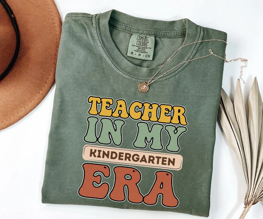 Custom Teacher In My Era T-Shirt | Personalized Grade Tee