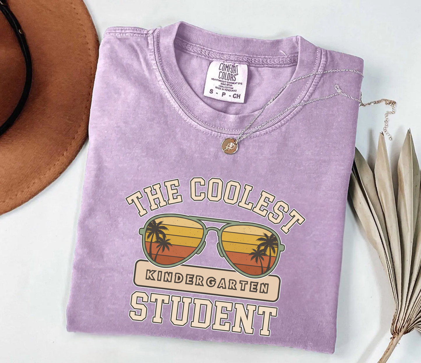 Custom The Coolest Student T-Shirt | Personalized Sunglasses Grade Tee