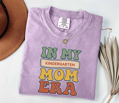 Custom School In My Mom Era T-Shirt | Personalized Grade Tee