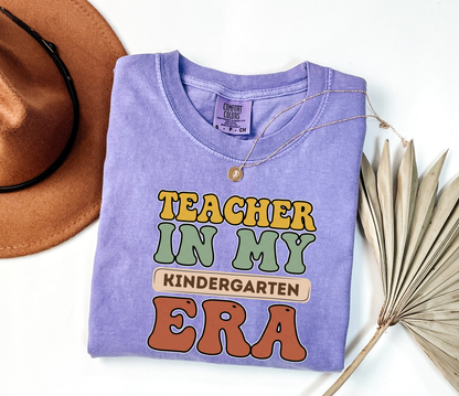 Custom Teacher In My Era T-Shirt | Personalized Grade Tee